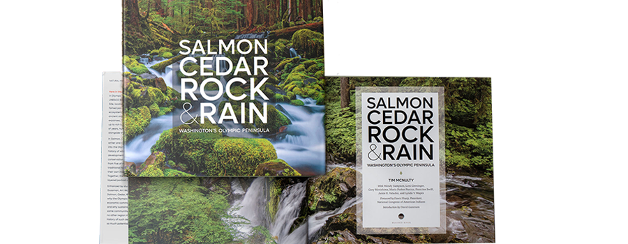 salmon cedar rock rain
